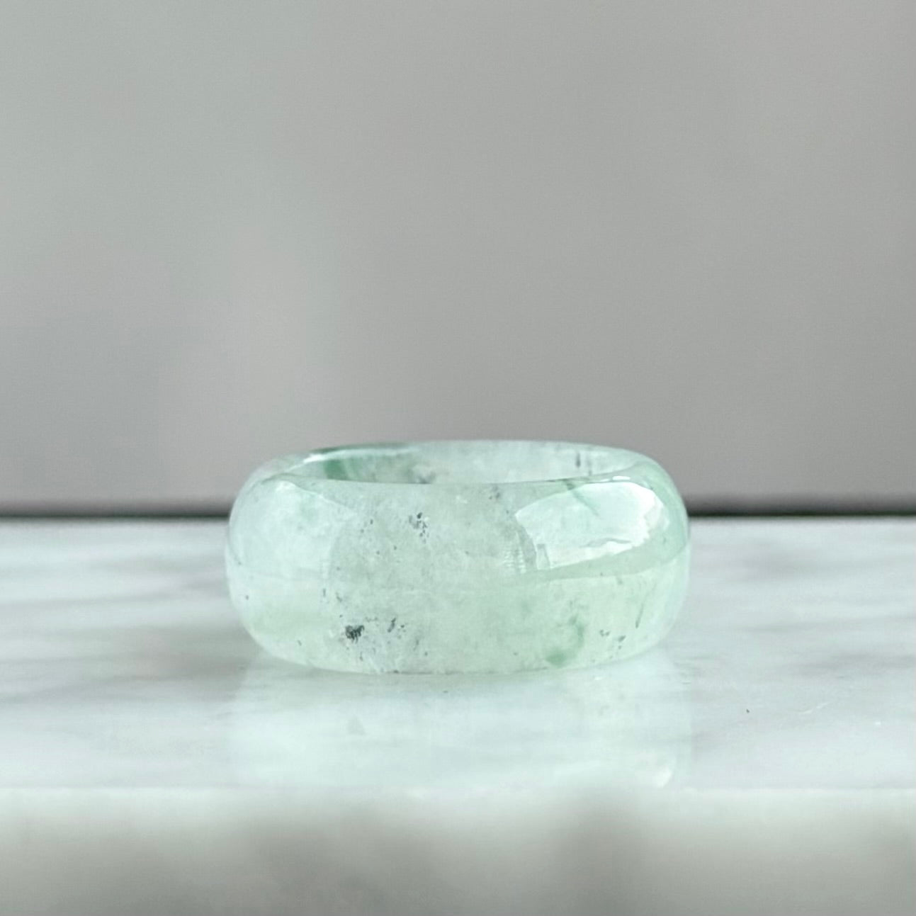 The Stardust Galax: Cosmic Ink 20mm Jadeite Ring 星辰流光