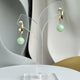 Morning Garden Jadeite Earrings 晨园清韵