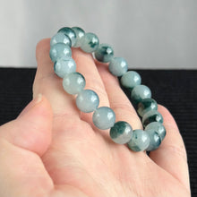 Load image into Gallery viewer, Whispers of Moss 10.0mm Jadeite Bracelet 青苔私语
