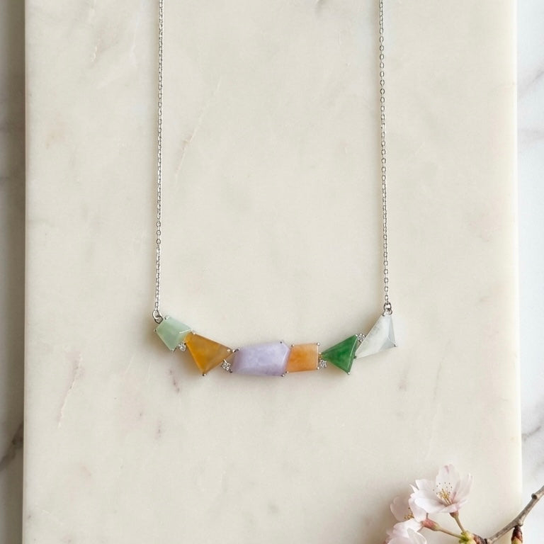 Prism of the Secret Garden Jadeite Pendant 庭园幻影