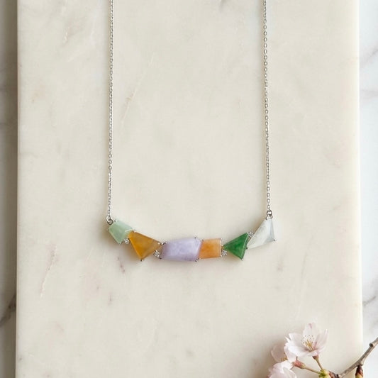 Prism of the Secret Garden Jadeite Pendant 庭园幻影