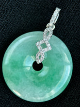 Load image into Gallery viewer, Bright Apple Green Jadeite Pendant 阳绿春晖
