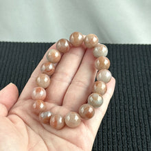 Load image into Gallery viewer, Autumn Blush 12.5mm Jadeite Bracelet 秋霞流光
