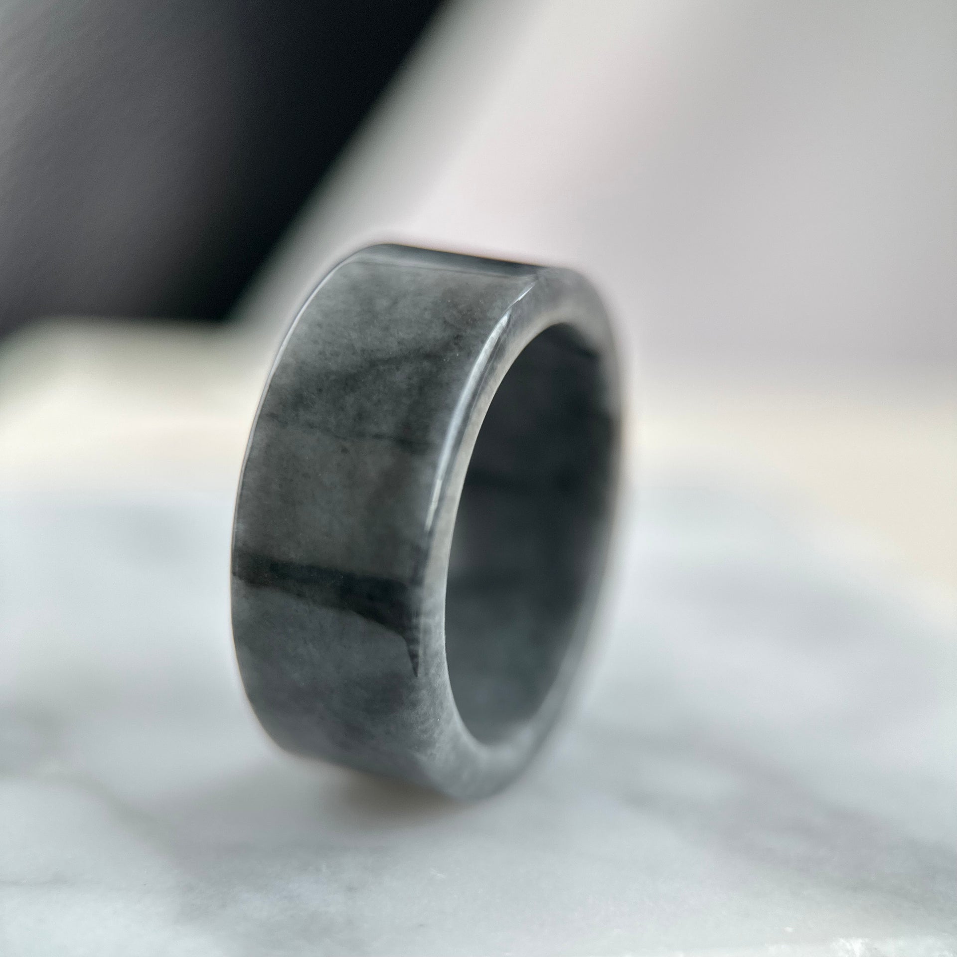 Wuji Panzhi Jadeite Ring