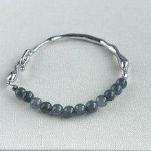 Load image into Gallery viewer, Moonshadow Arc Jadeite Cuff Bracelet
