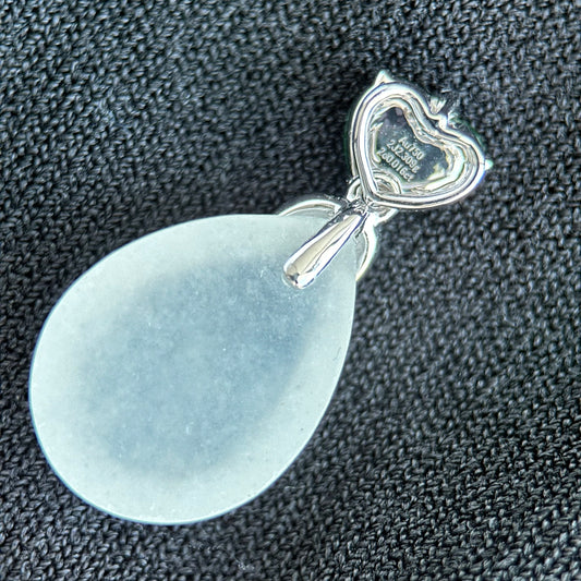 Celestial Dew & Jade Heart Jadeite Pendant 玉心天露