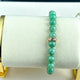 121388 Apple Green Type A Jadeite Beaded Bracelet