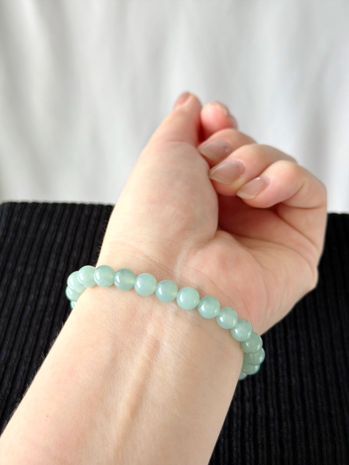 Clear Waters 7mm Jadeite Bracelet 绿水 (Preview)