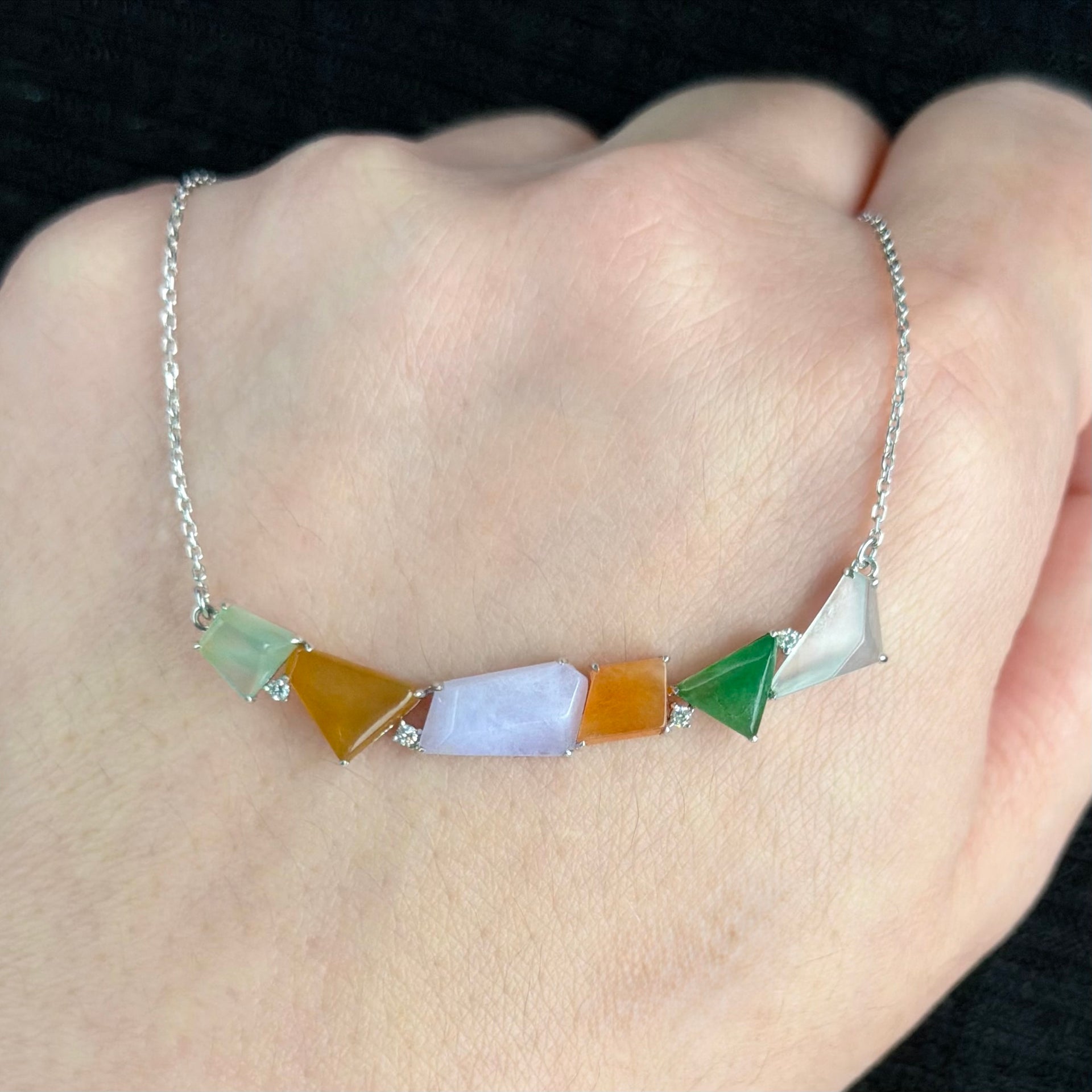 Prism of the Secret Garden Jadeite Pendant 庭园幻影