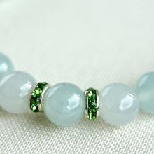 Load image into Gallery viewer, 112788  Icy Macaron Type A Jadeite Beaded Bracelet
