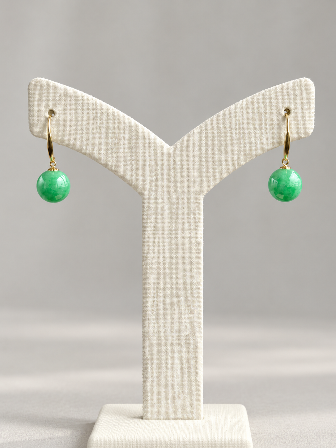 Voices of Spring Jadeite Drop Earrings 春之声 (Preview)