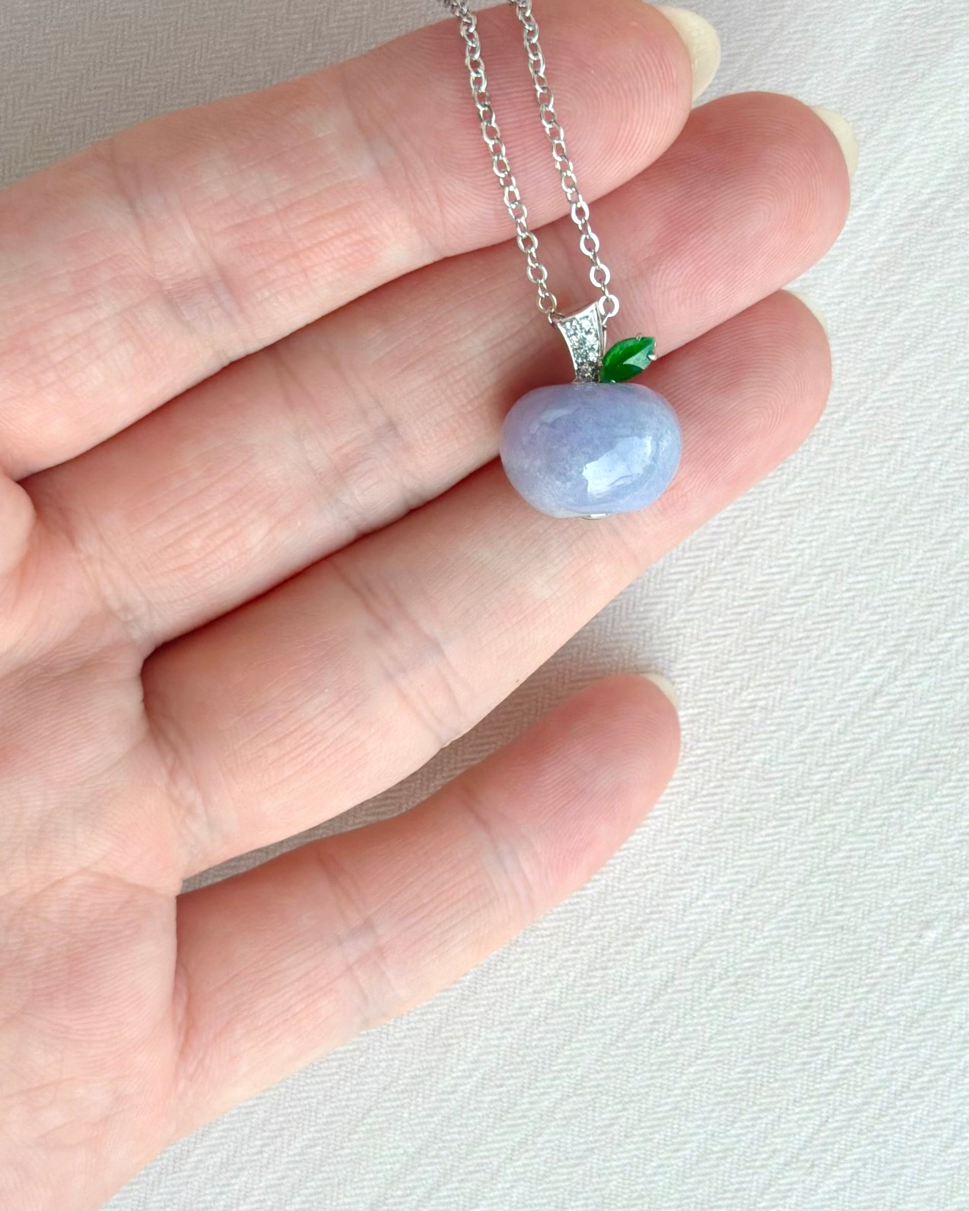 The Lavender Orchard Jade Pendant 紫露华果 (Preview)
