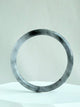 Snow on the Cold River 57.0mm Jadeite Bangle 寒江雪