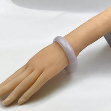 Load image into Gallery viewer, 62663 63.3mm Lavender Serenity Jadeite Bangle
