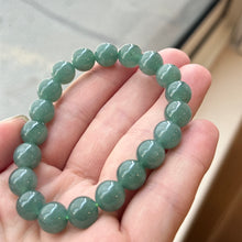 Load image into Gallery viewer, 30386 Translucent and Jelly-like Blue Burmese Type A Jade Beaded Bracelet
