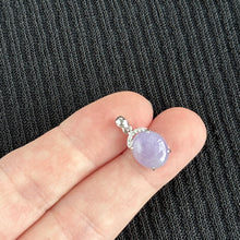 Load image into Gallery viewer, Whisper of Lavender Light Jadeite Pendant 紫光絮语
