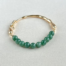 Load image into Gallery viewer, 1212489 Jin Yu Jadeite Cuff Bracelet 金玉之环
