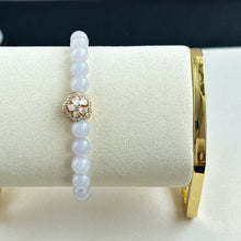 Load image into Gallery viewer, Lotus Harmony Jade Bracelet
