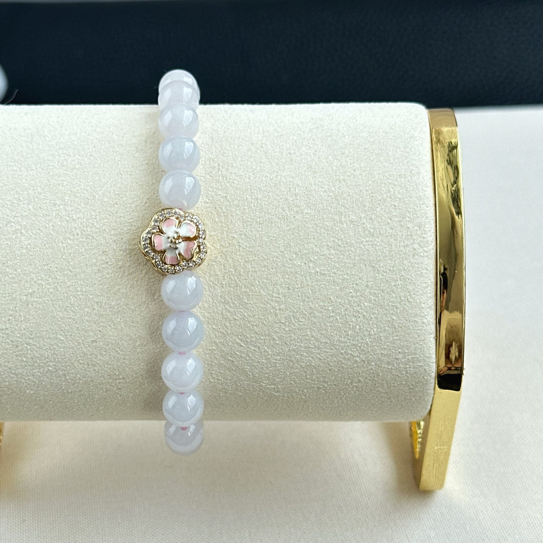 Lotus Harmony Jade Bracelet