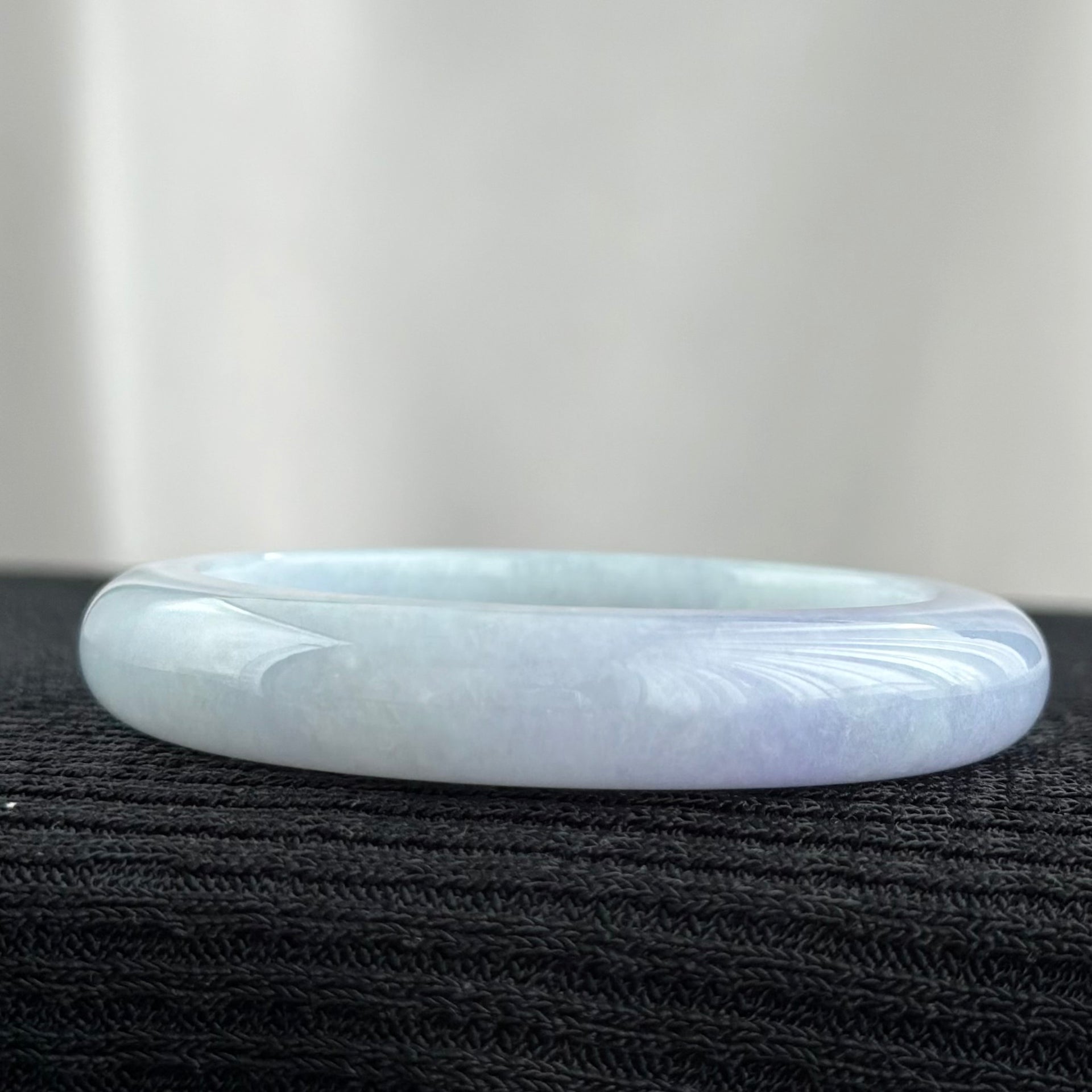 Dawn Over Violet Skies Jadeite Bangle 54.2mm 晓空紫韵