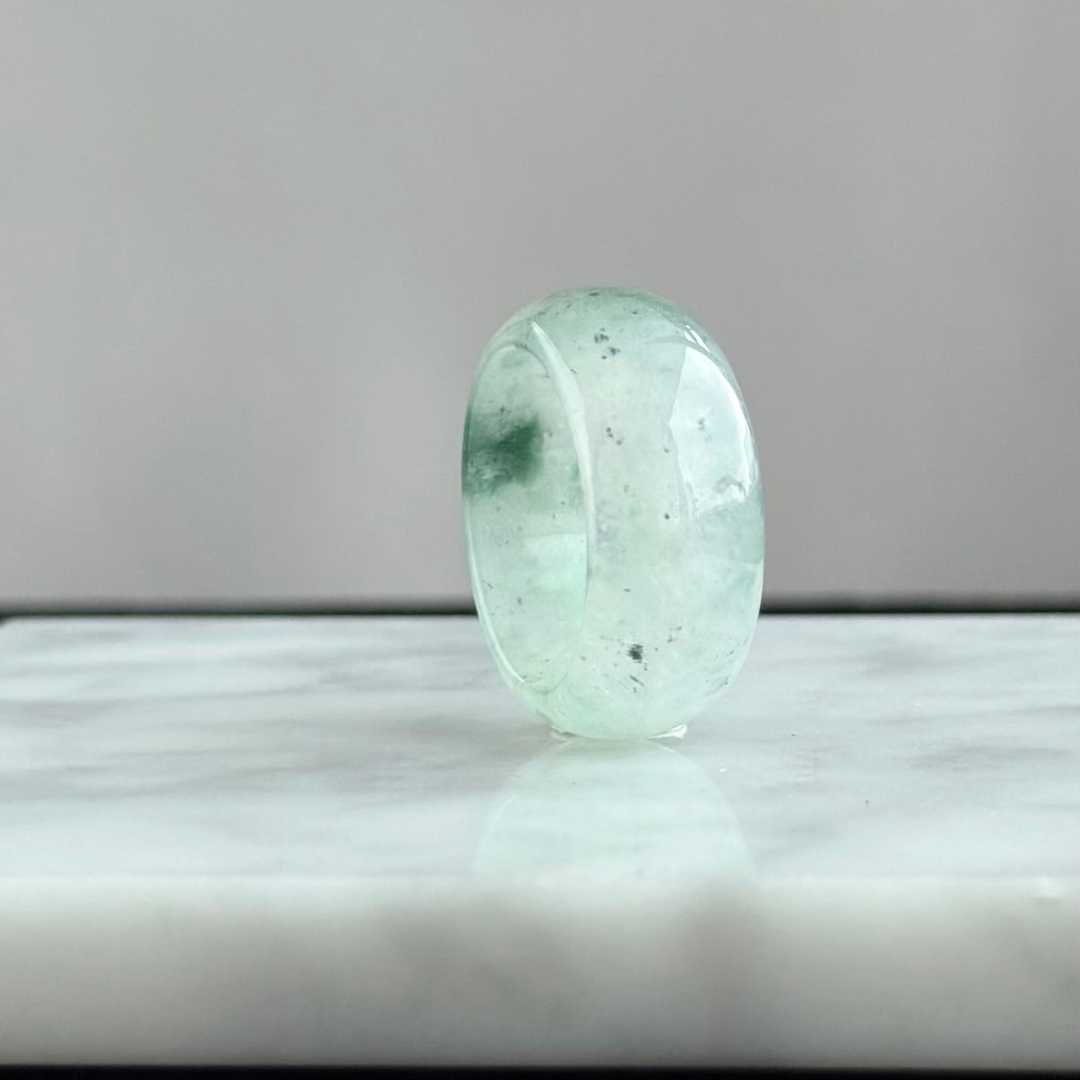 The Stardust Galax: Cosmic Ink 20mm Jadeite Ring 星辰流光