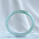 Blooming Breeze Oval Jadeite Bangle 51.9mm 翠绽清风