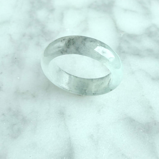 18.0mm Quiet Clarity Jadeite Ring 静澄