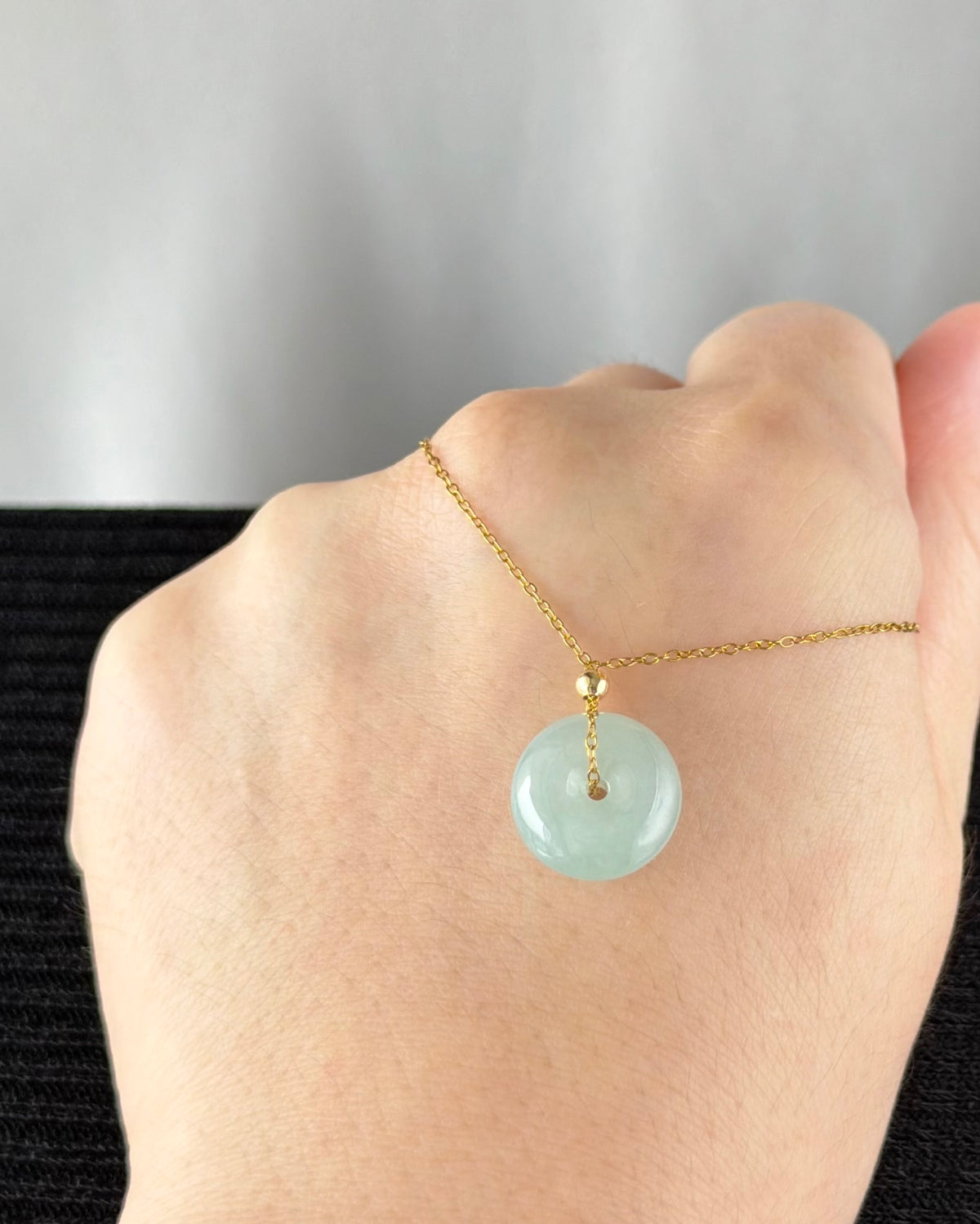 Calm Lake Moon Jadeite Pendant 平湖秋月 (Preview)