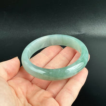 Load image into Gallery viewer, 80157 57.0mm Highly Translucent Blue Jadeite Bangle
