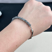 Load image into Gallery viewer, Moonshadow Arc Jadeite Cuff Bracelet
