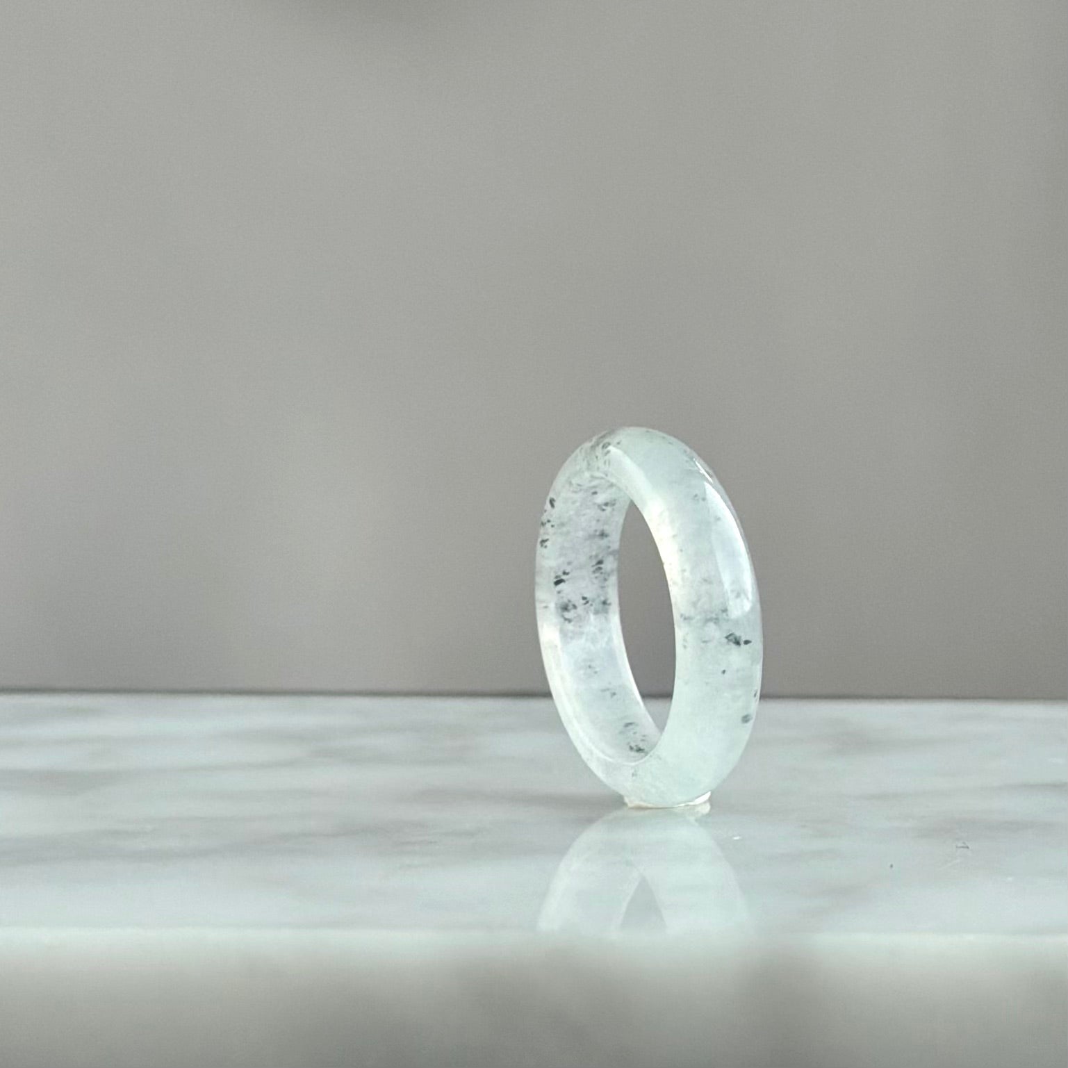The Stardust Galaxy: Zen Horizon 18.0mm Jadeite Ring 星辰流光