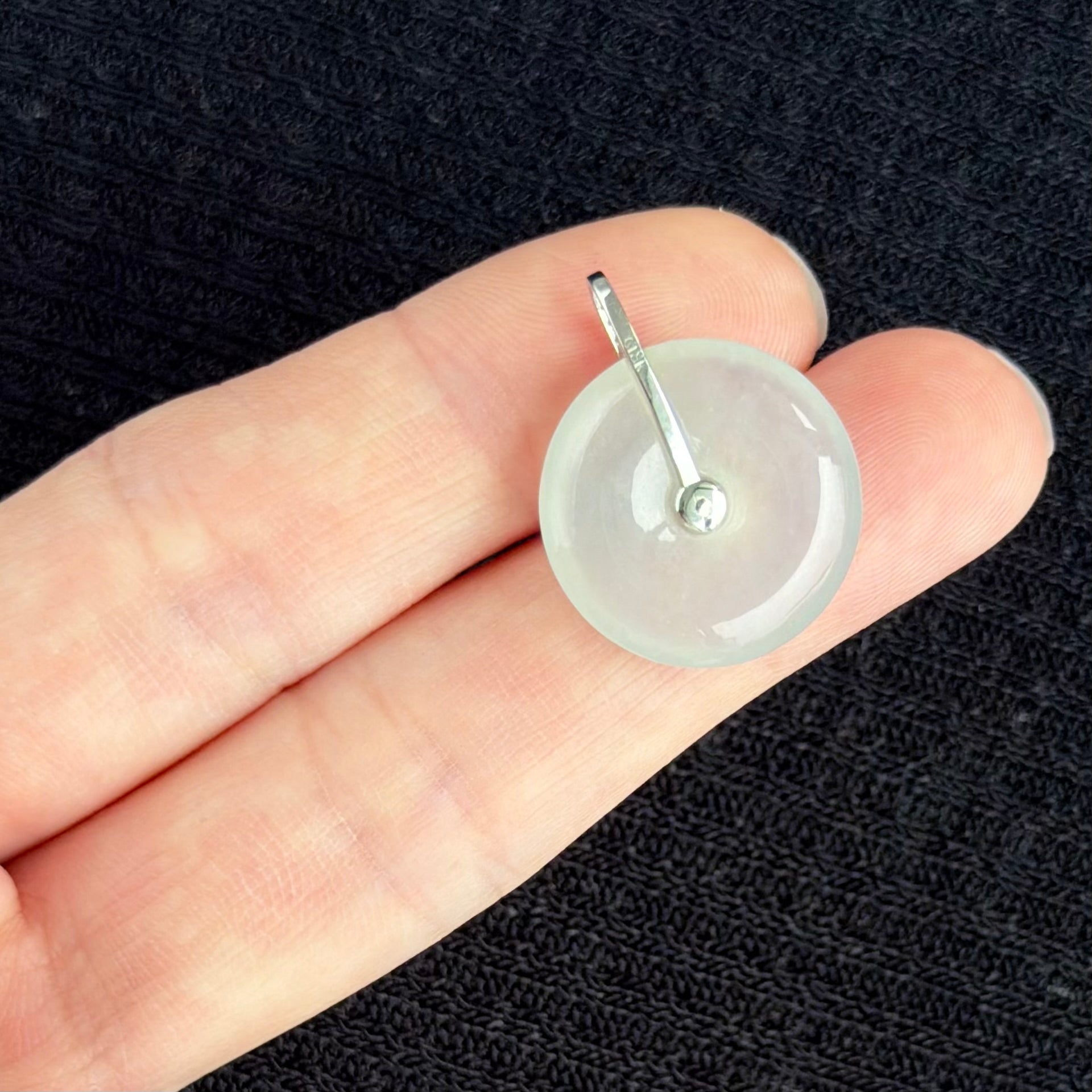 The Moon’s Heart Jadeite Pendant 月影心翠