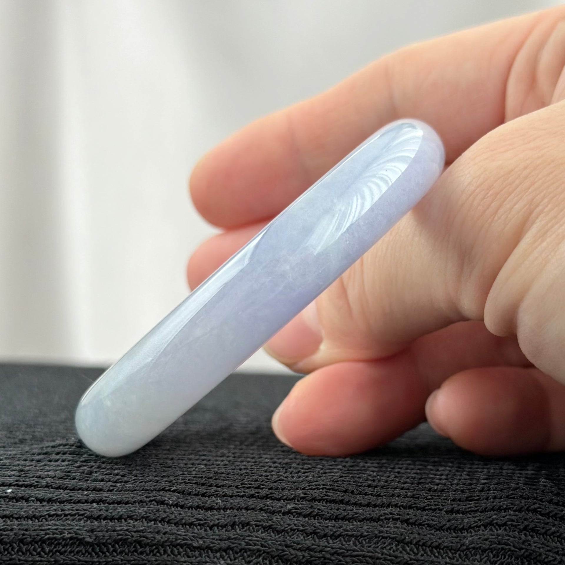 Dawn Over Violet Skies Jadeite Bangle 54.2mm 晓空紫韵