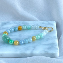 Load image into Gallery viewer, 22388 Jade of Abundance Highly Translucent Bracelet
