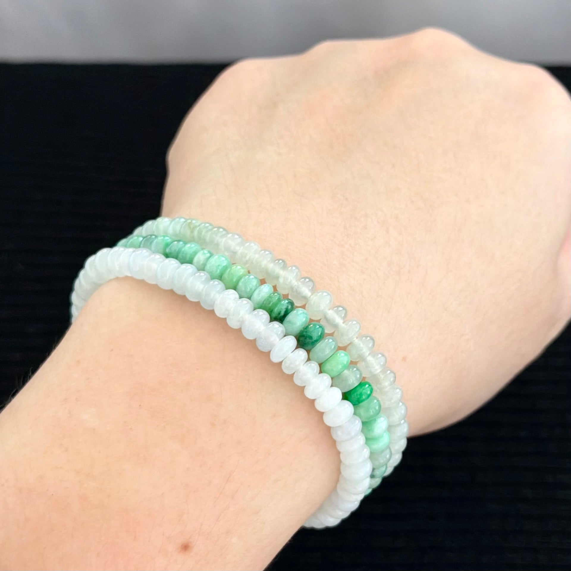 Flow Harmony Jadeite Bracelet 流韵之环