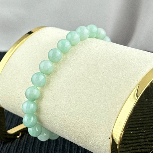 First Light 7.5mm Jadeite Bracelet 初光
