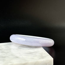 Load image into Gallery viewer, 61555 55.0mm Icy Furong Lavender Purple Jadeite Bangle

