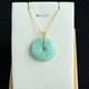 Soft Green Horizon Jadeite Pendant 柔翠天际