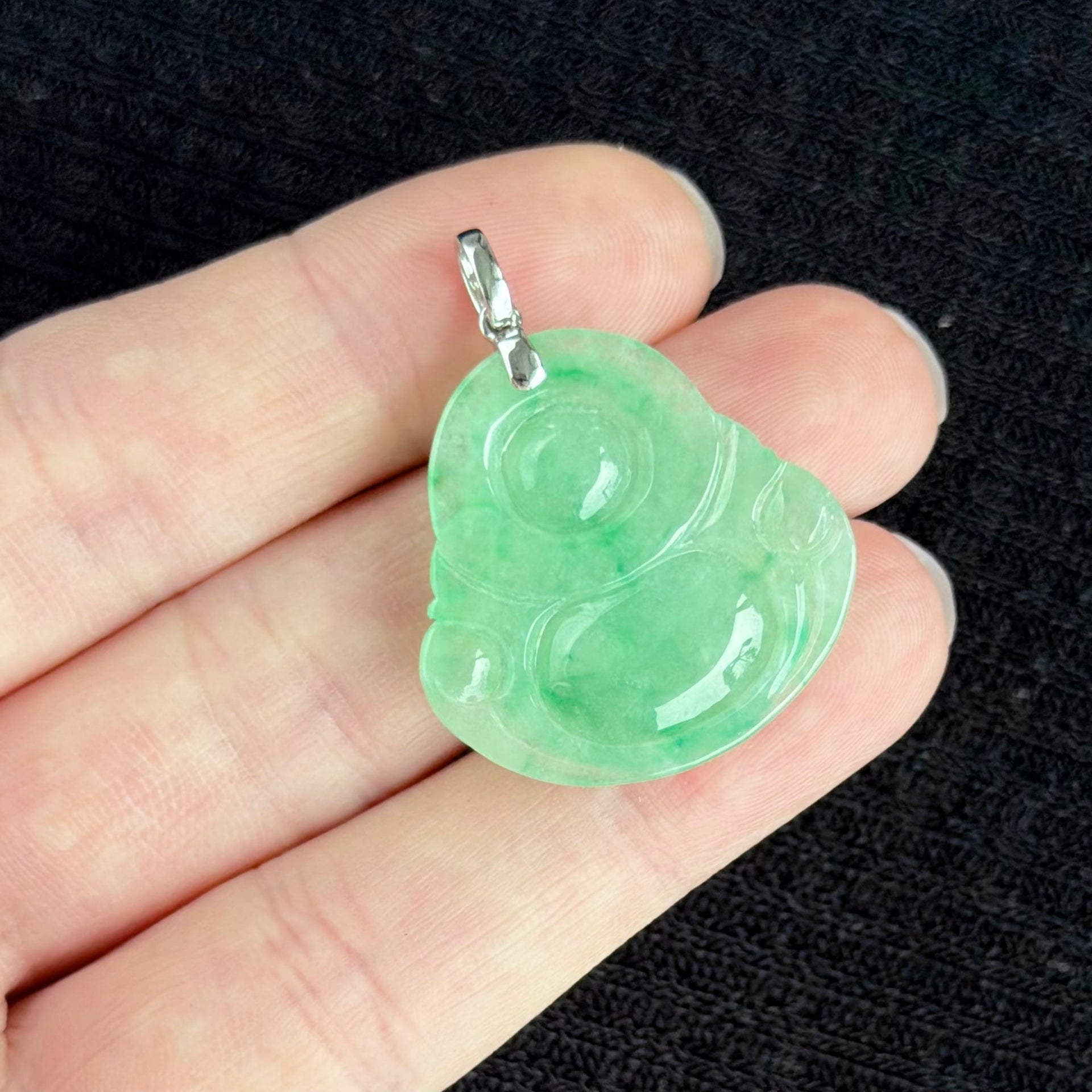 The Guardian of Abundance Jadeite Pendant 福禄呈祥