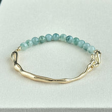 Load image into Gallery viewer, 120588 Blue Mirage Type A Jadeite Cuff
