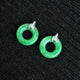 Circle of Grace Jadeite Earrings 圆韵之环