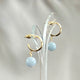 Whispers of Wisteria Jadeite Earrings 藤紫低语