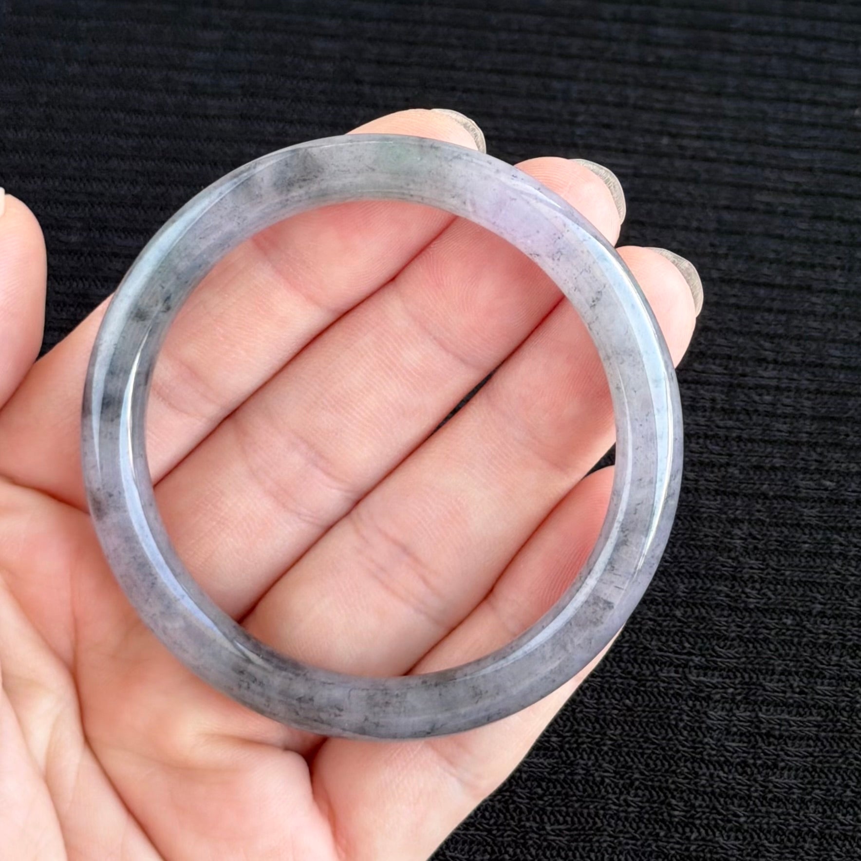 Twilight over the Silk Road Jadeite Bangle 54.8mm 西域晚霞