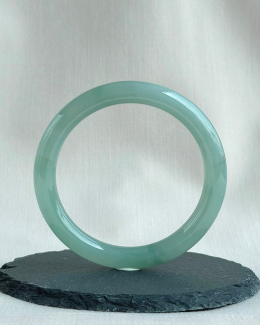 Mirror of the Sky 54.6mm Jadeite Bangle 天空之镜