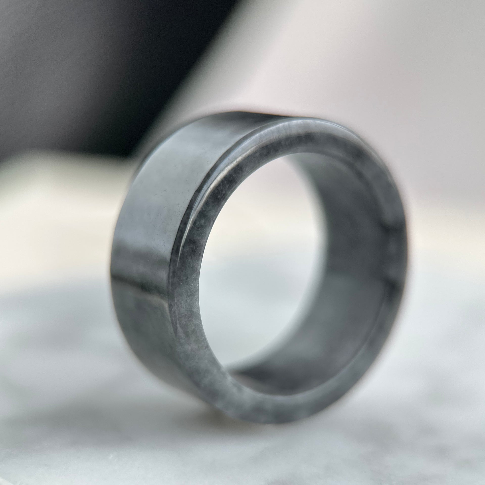 Wuji Panzhi Jadeite Ring