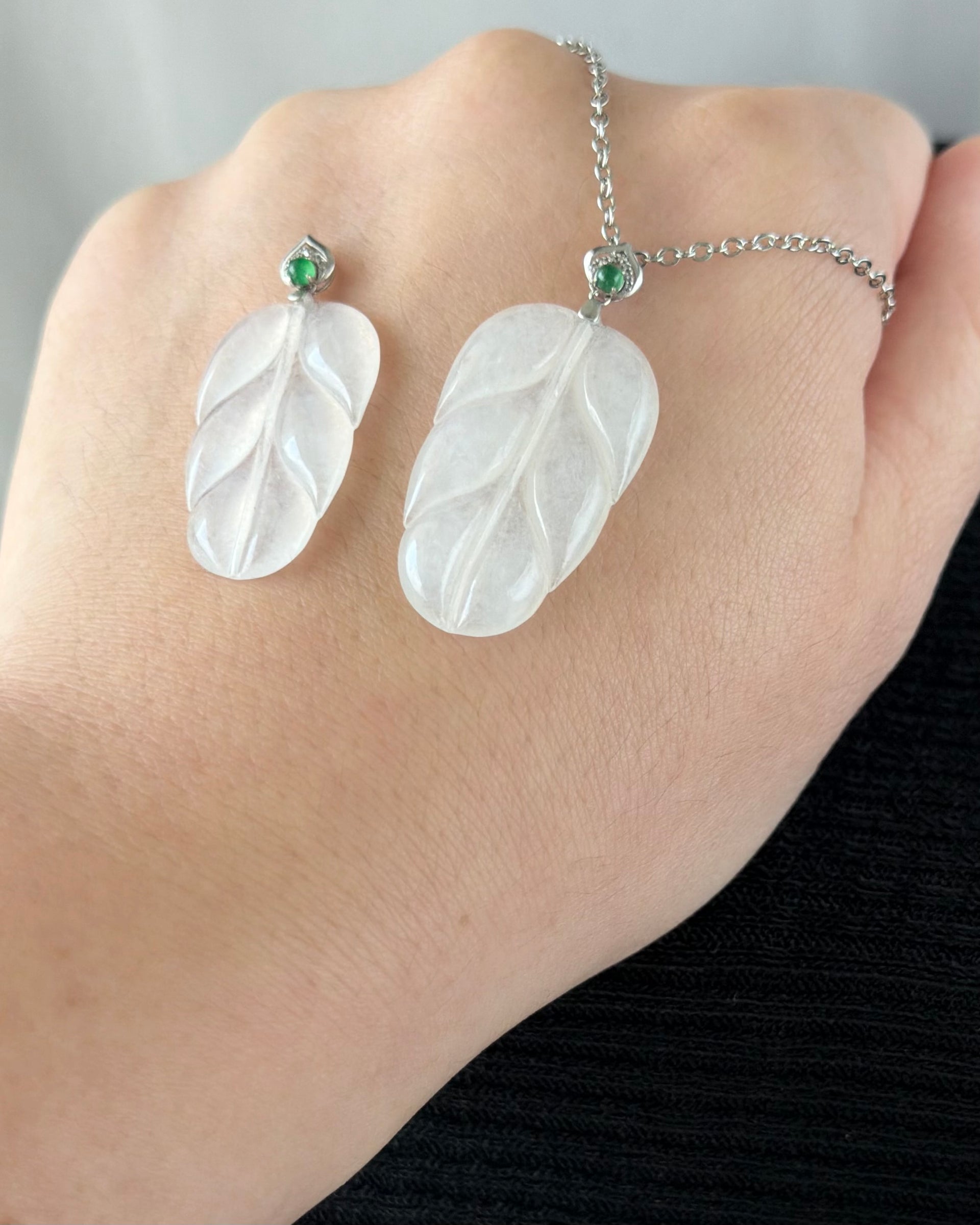 First Frost of Hokkaido Jade Pendant 北海道初雪 (Preview)