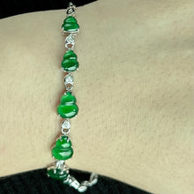 Load image into Gallery viewer, Tapestry of Fortune Jadeite Bracelet 翠影承福
