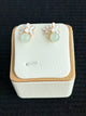 Moon-Kissed Bloom Earrings - Clear Stream 月吻花开 • 清溪