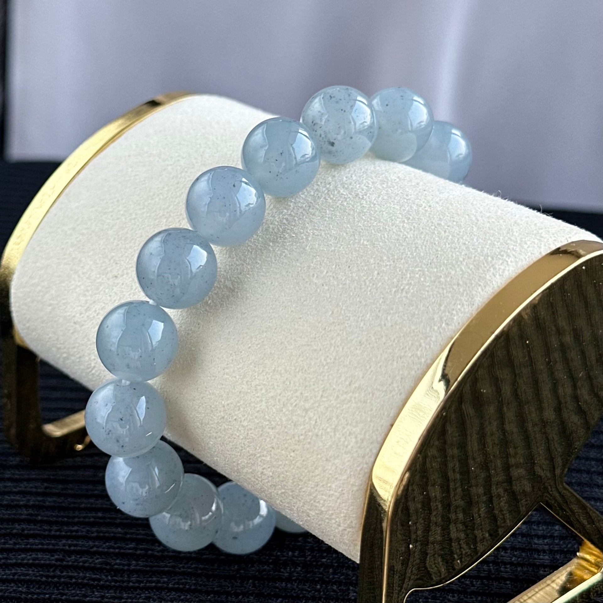 Midnight Galaxy 12.5mm Jadeite Bracelet 星辰夜语