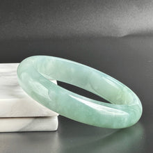Load image into Gallery viewer, 80157 57.0mm Highly Translucent Blue Jadeite Bangle

